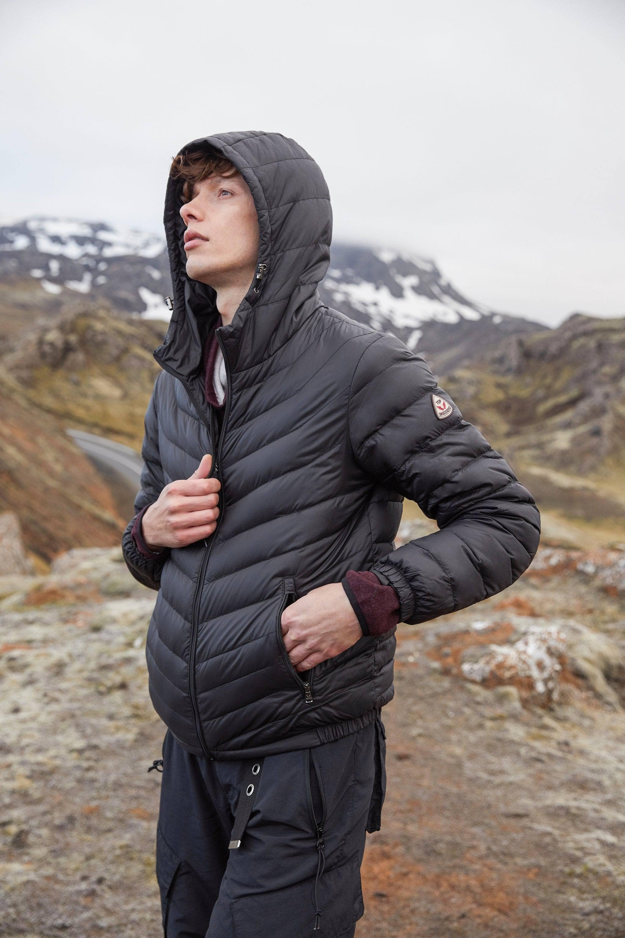 BOSIDENG Lightweight Packable Down Jacket with Hood Jacket