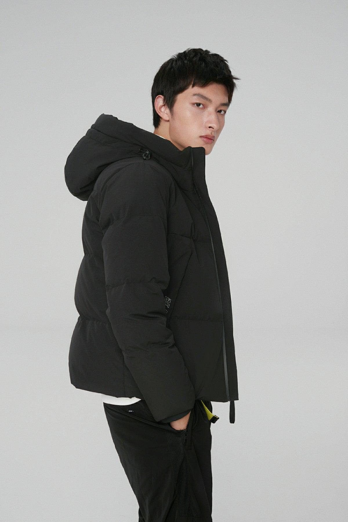 BOSIDENG Men's Cropped Hooded Parka Parka