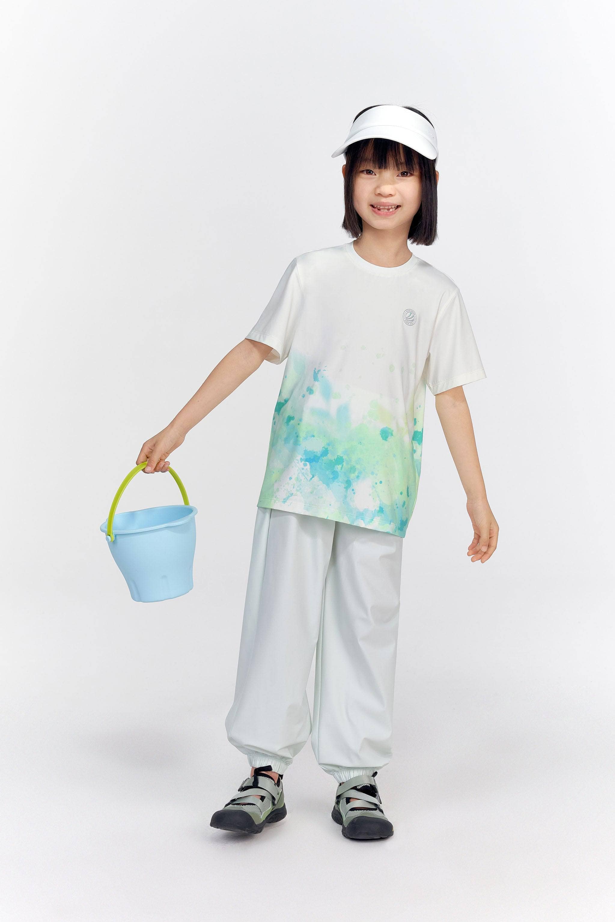 BOSIDENG SS24 Kid's UPF Protection T-Shirt 5100 Jacket 4-5YR / Pastel Ocean