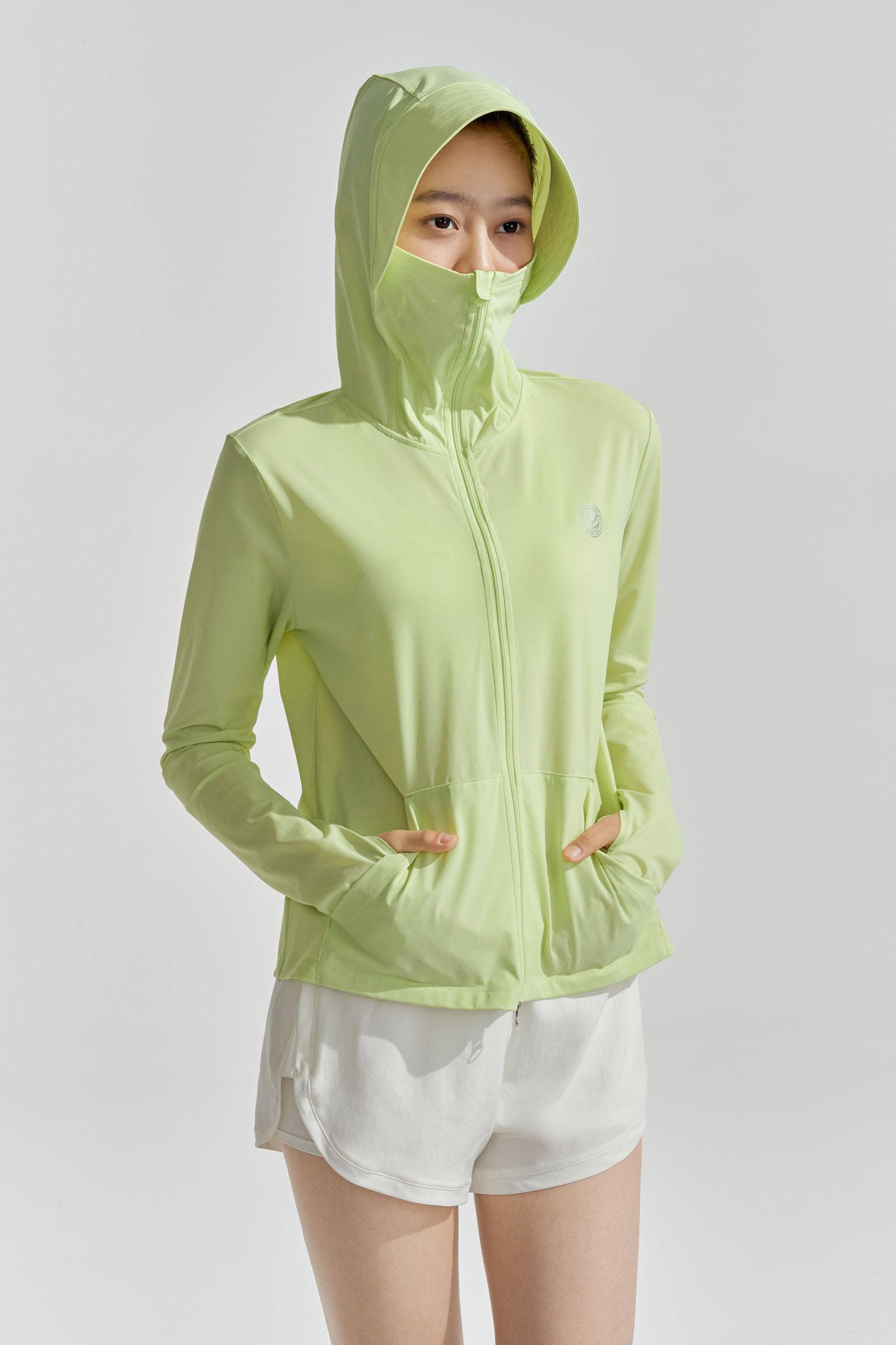 BOSIDENG SS24 Women's UPF Protection Jacket 5144 Jacket 4 / Pastel Green