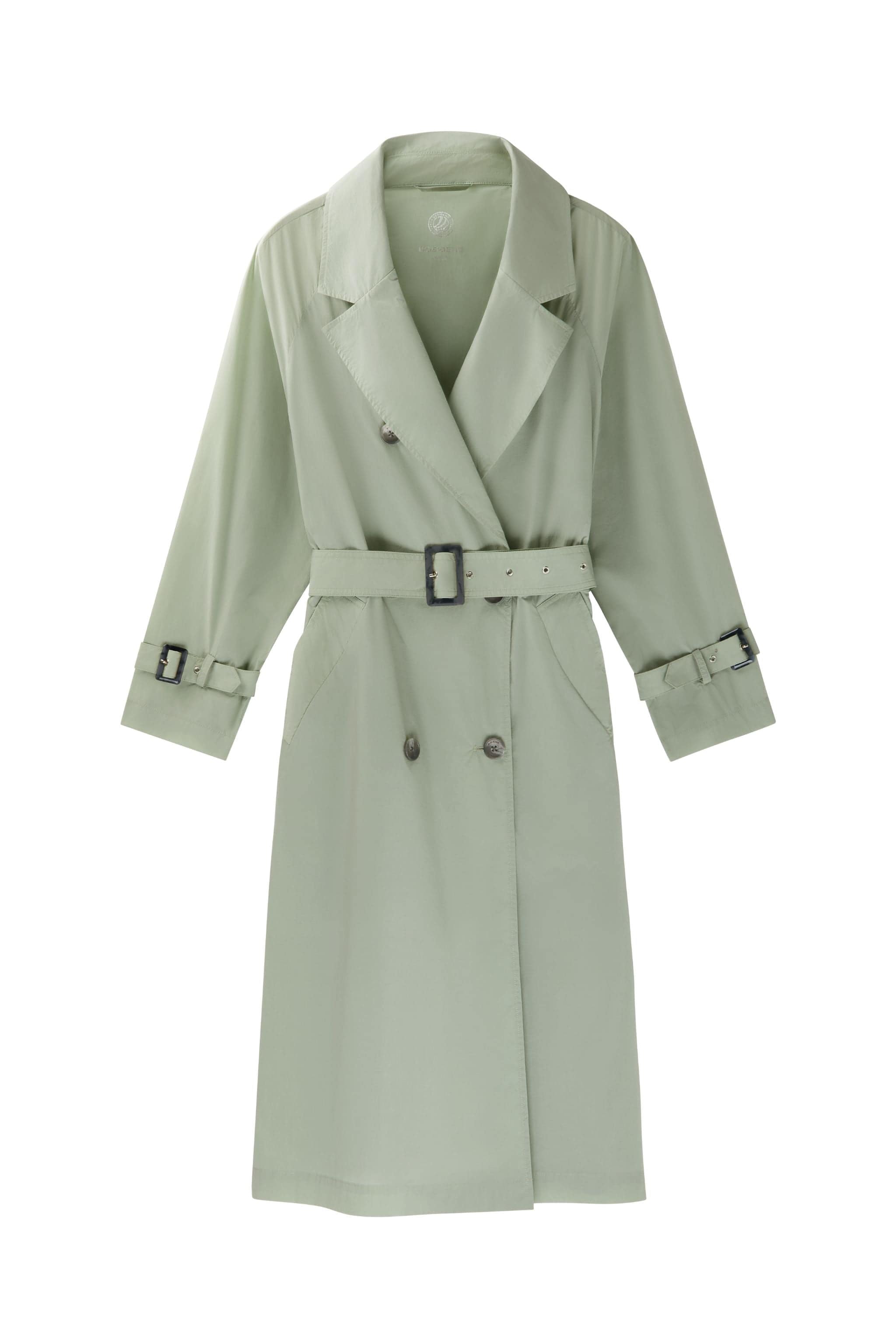 BOSIDENG SS24 Women's UPF Long Summer Trench 148 4 / Sandstone Green