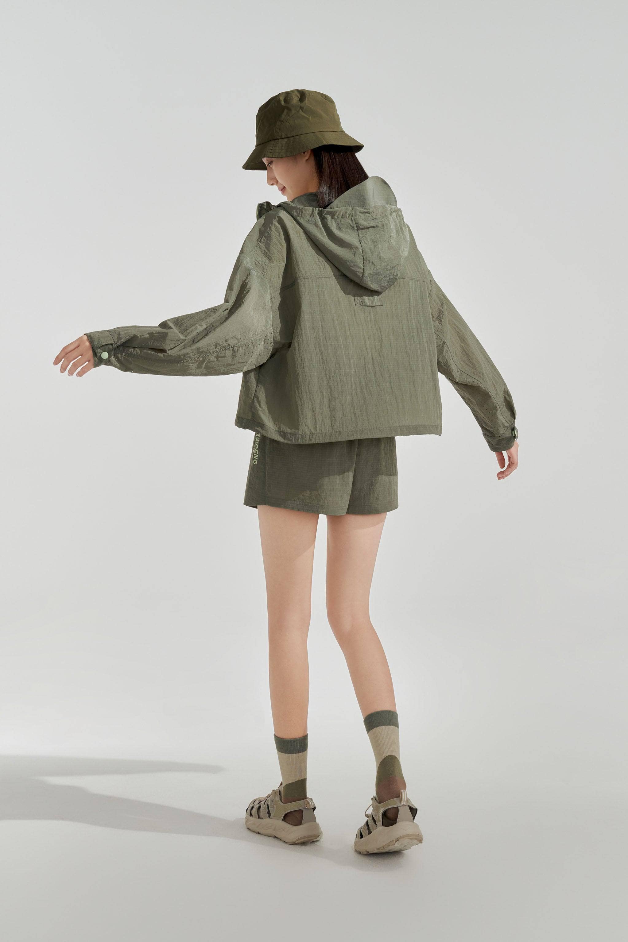 BOSIDENG SS24 Cropped Combat Summer Jacket Jacket