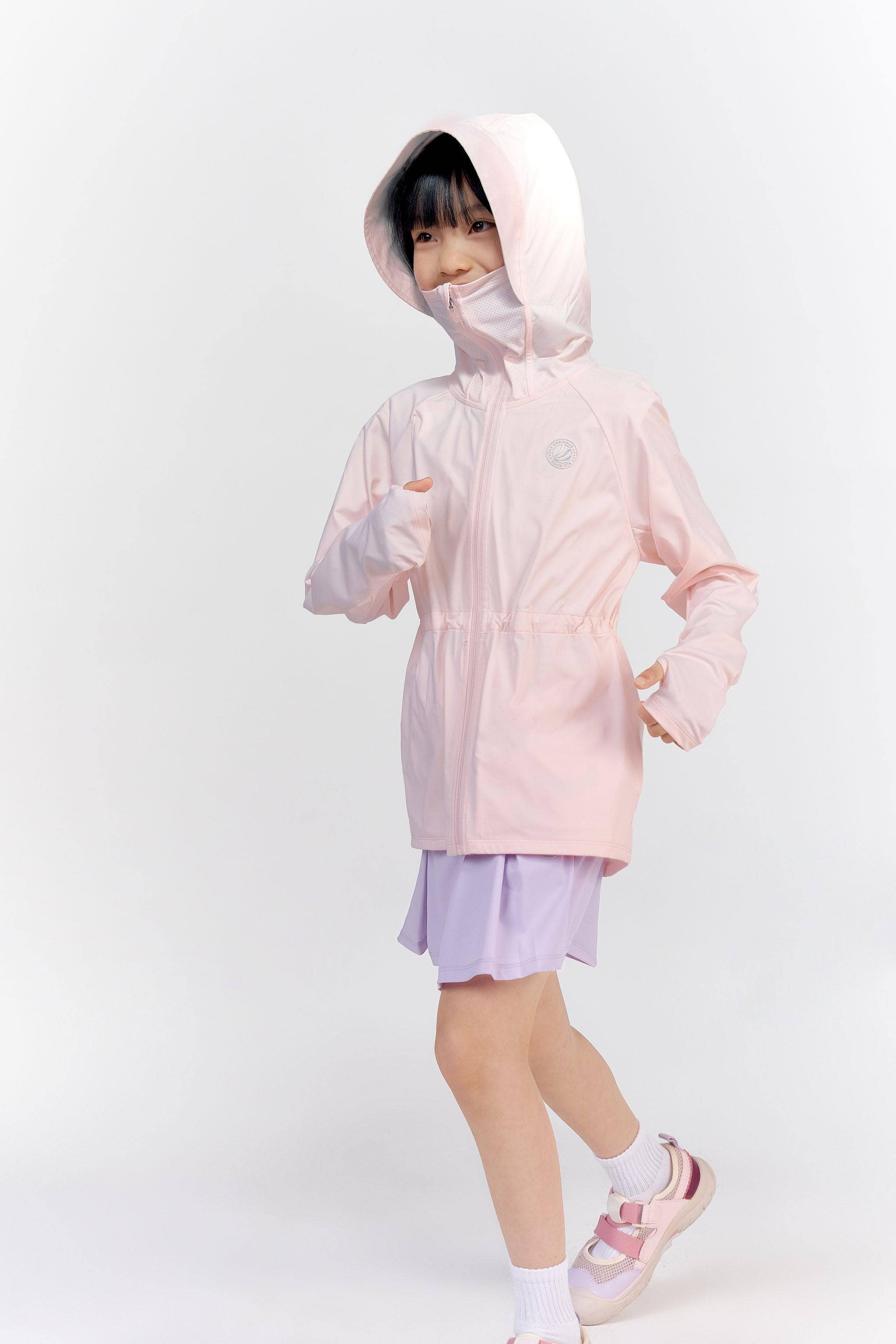 BOSIDENG SS24 Girl's UPF Protection Jacket with Drawstring Jacket