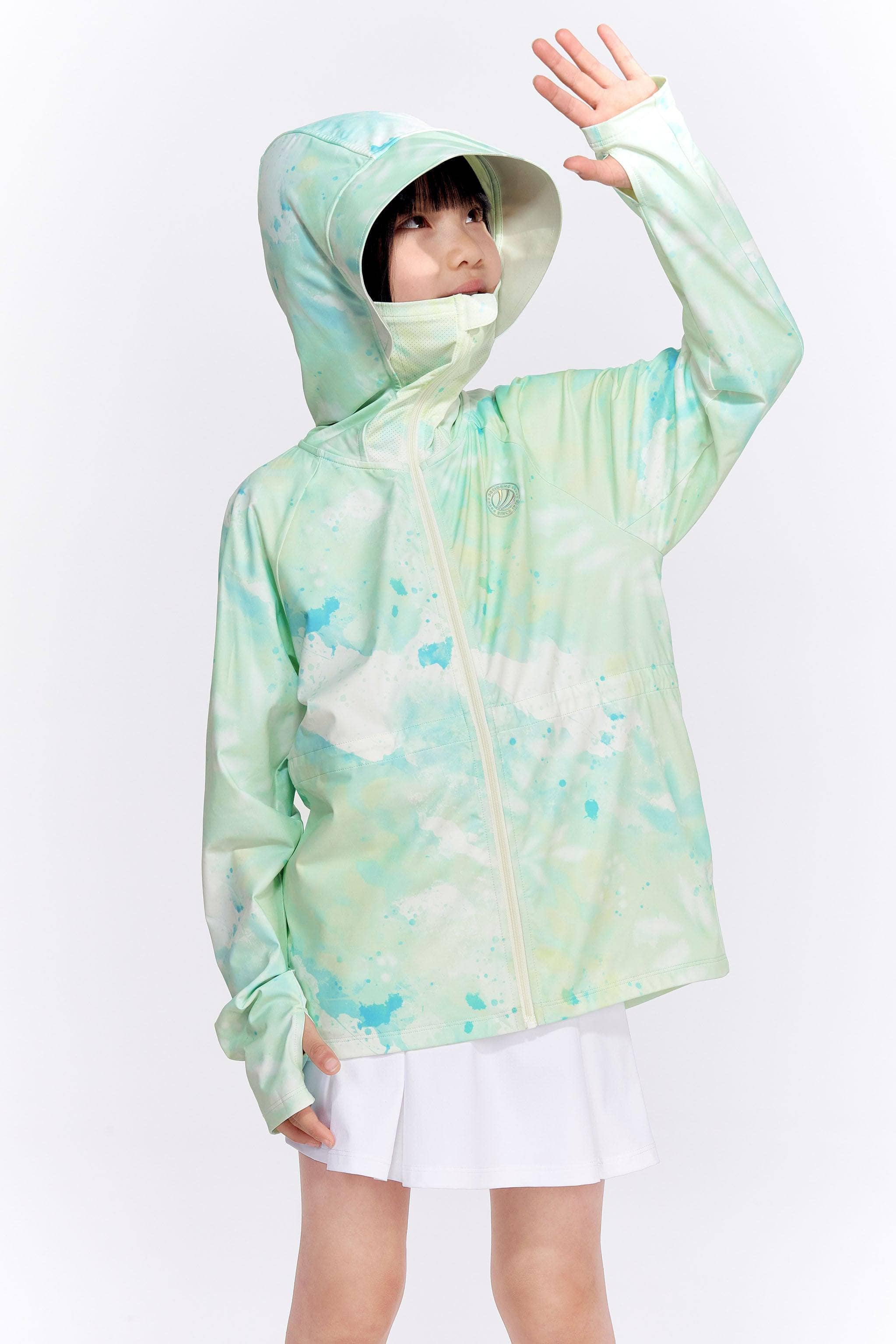 BOSIDENG SS24 Girl's UPF Protection Jacket with Drawstring Jacket