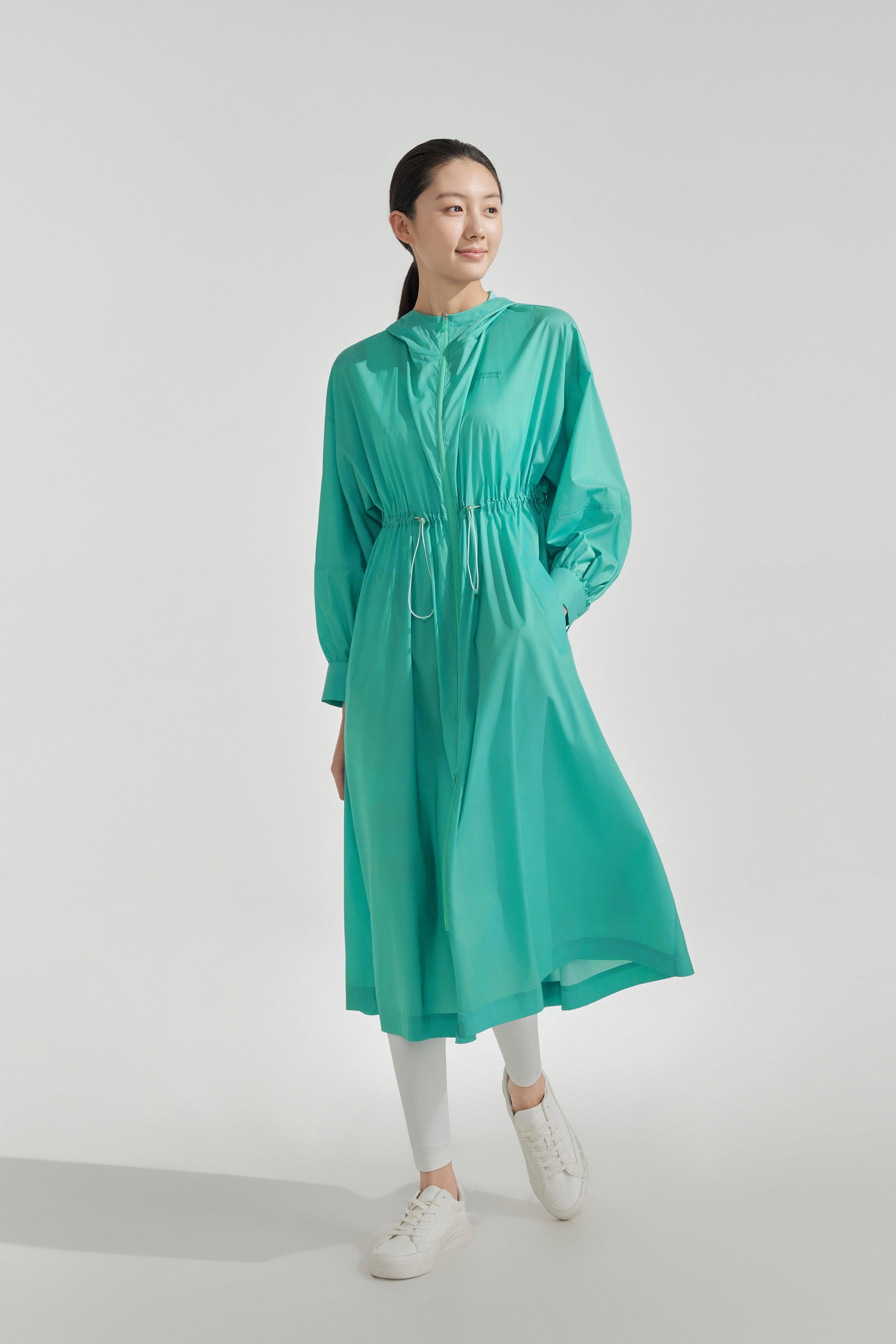 BOSIDENG SS24 Silk Blend  Summer Protection Gown with Drawstring Jacket