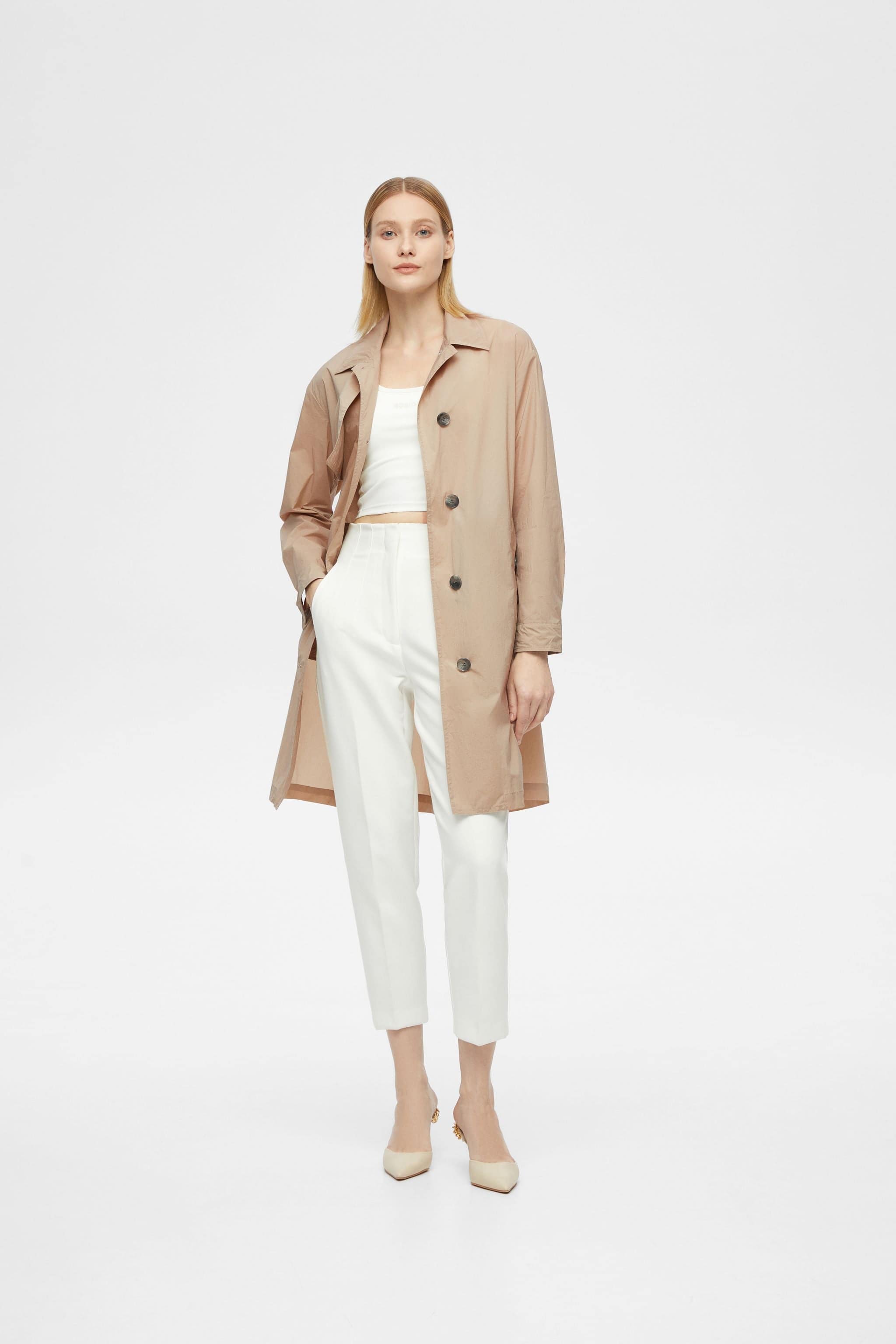 BOSIDENG SS24 Women's UPF Single Breasted Trench 152