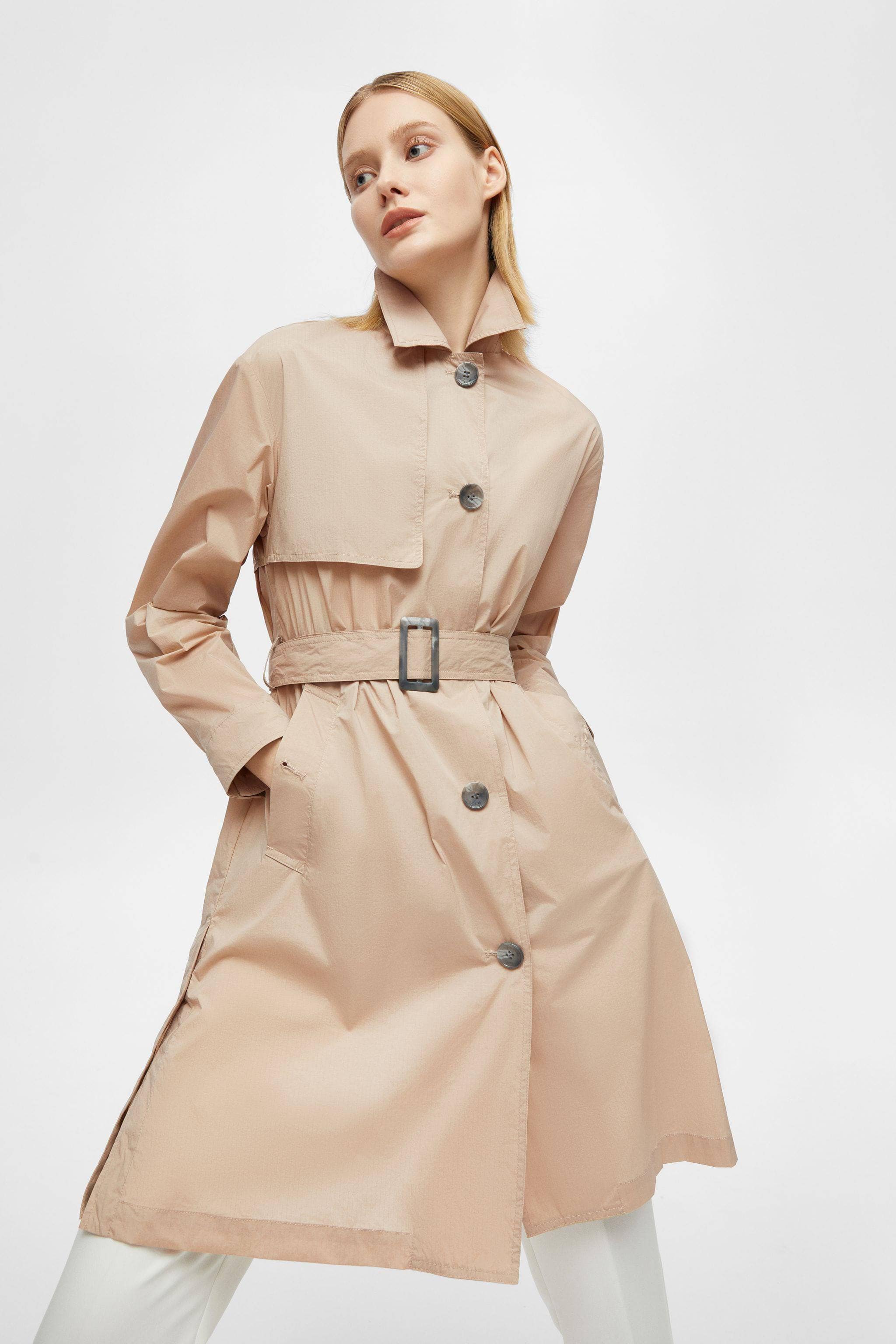 BOSIDENG SS24 Women's UPF Single Breasted Trench 152