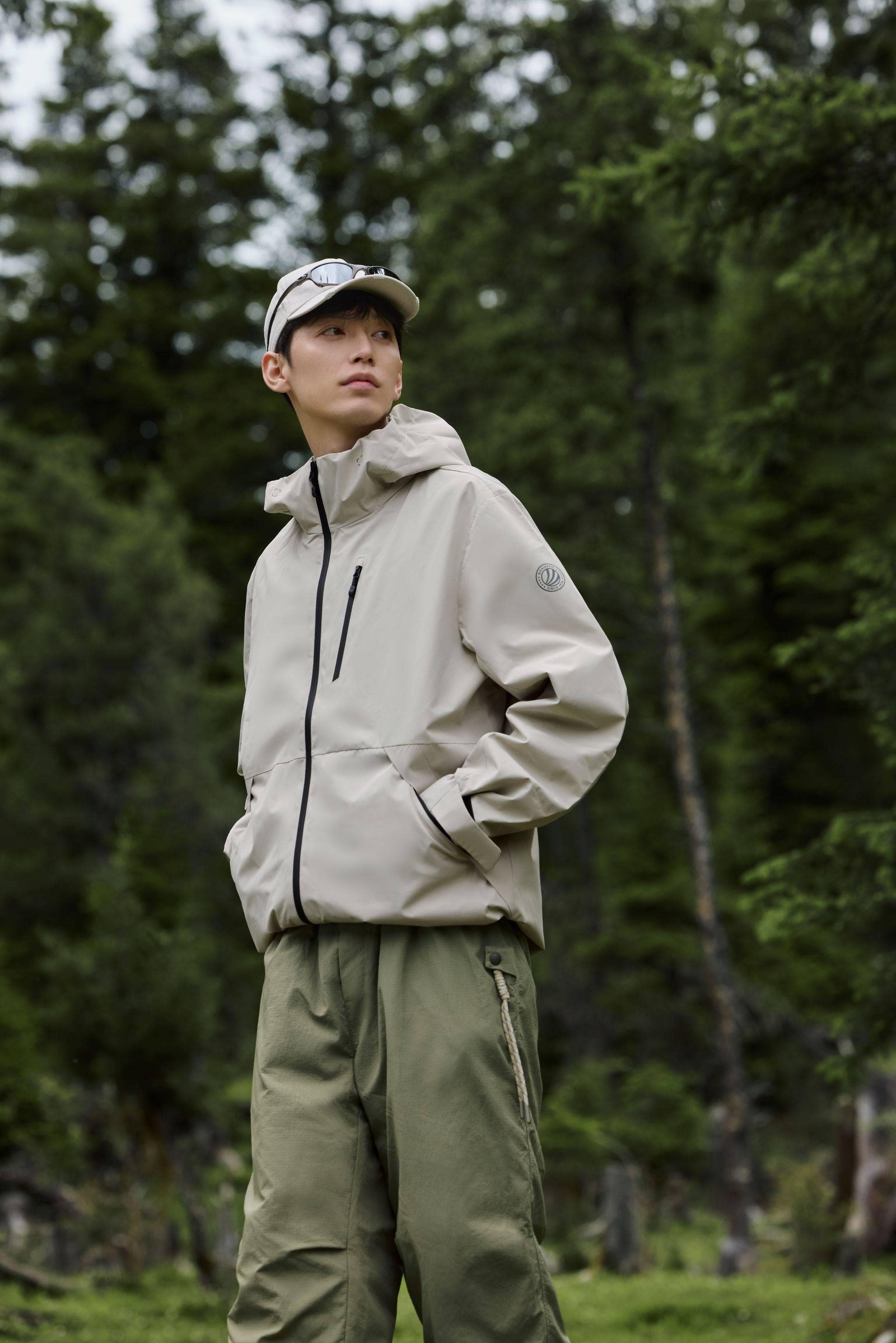 BOSIDENG SS24 All Weather Shell Jacket 2001 Jacket XS / Beige