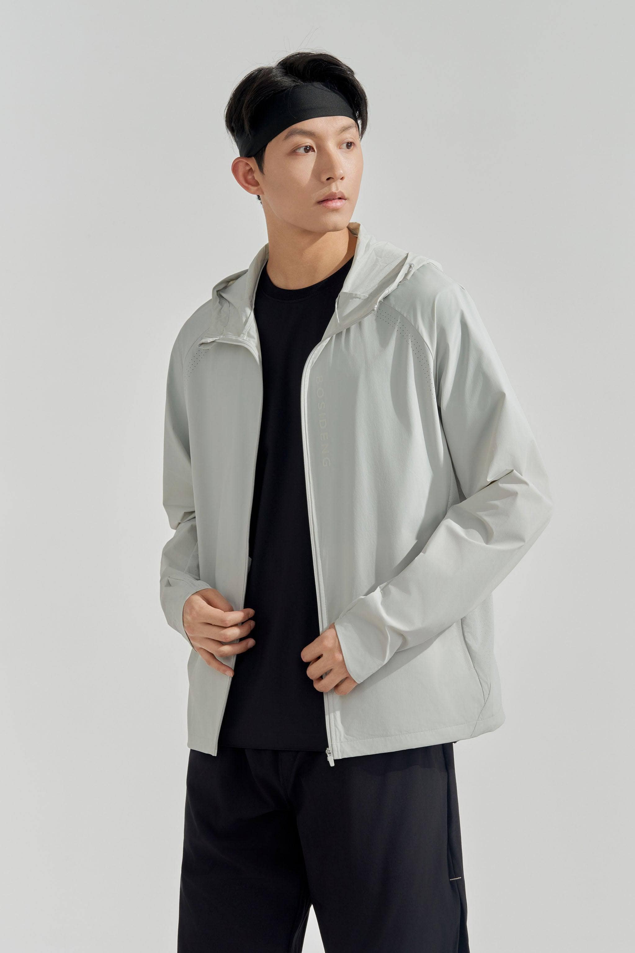 BOSIDENG SS24 Men's Urban Elite Summer Jacket 2119 Jacket XS / Moon Grey