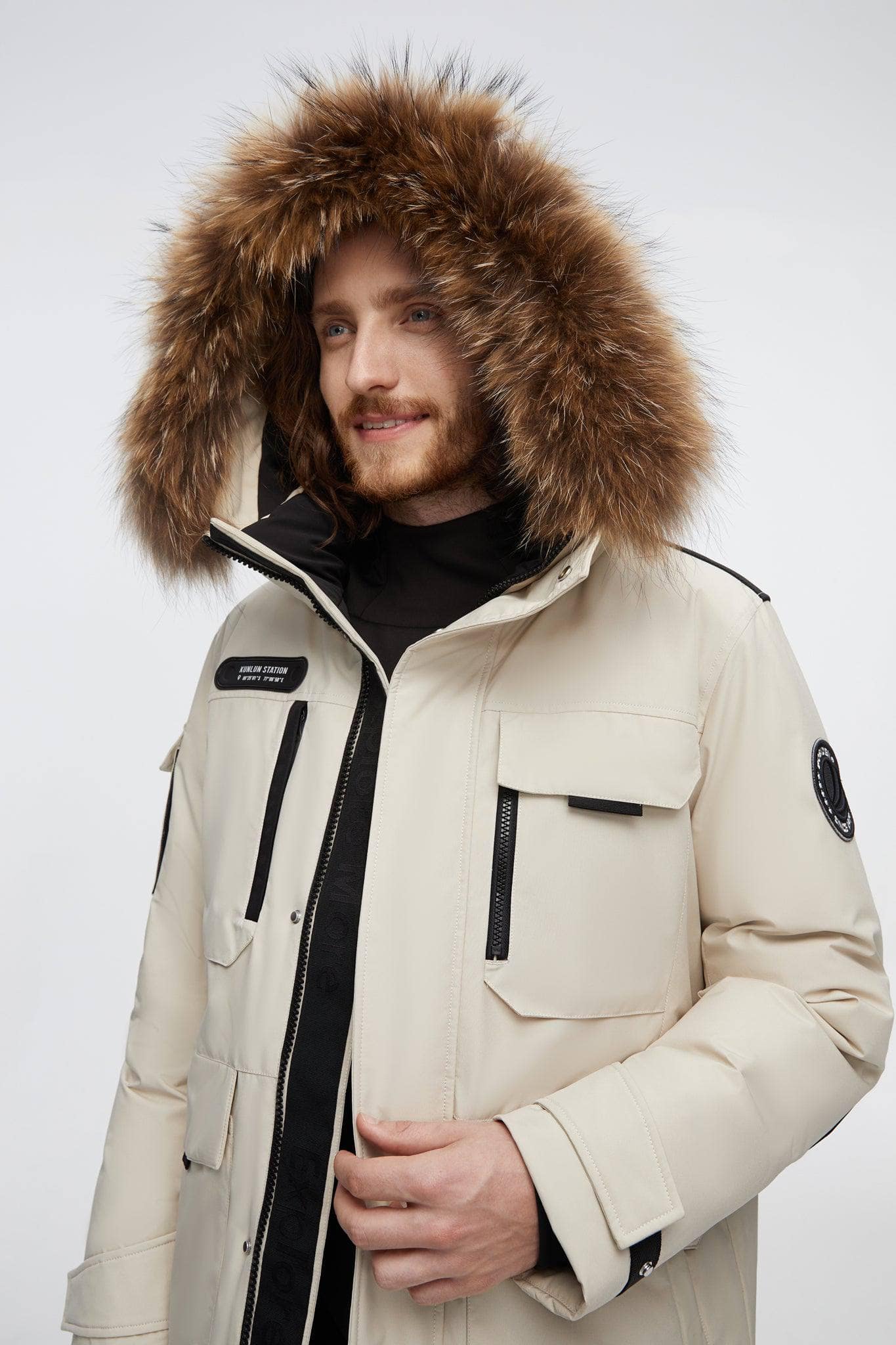 BOSIDENG 2022 Extreme Collection Unisex Parker with Fur Hood