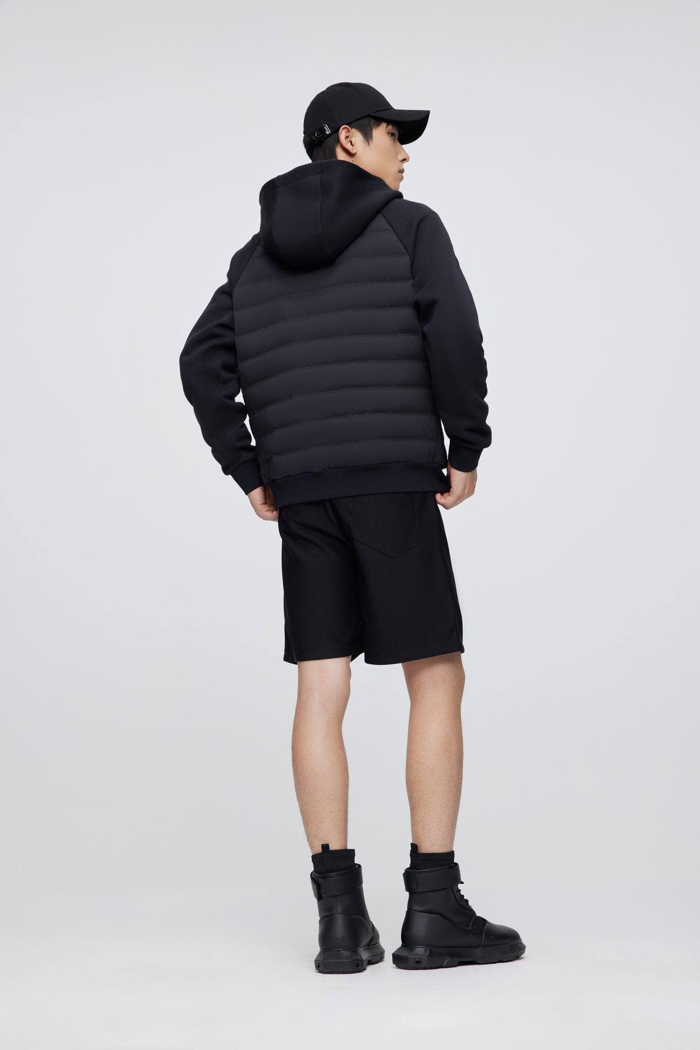 BOSIDENG 2022 Hoodie With Down Jacket