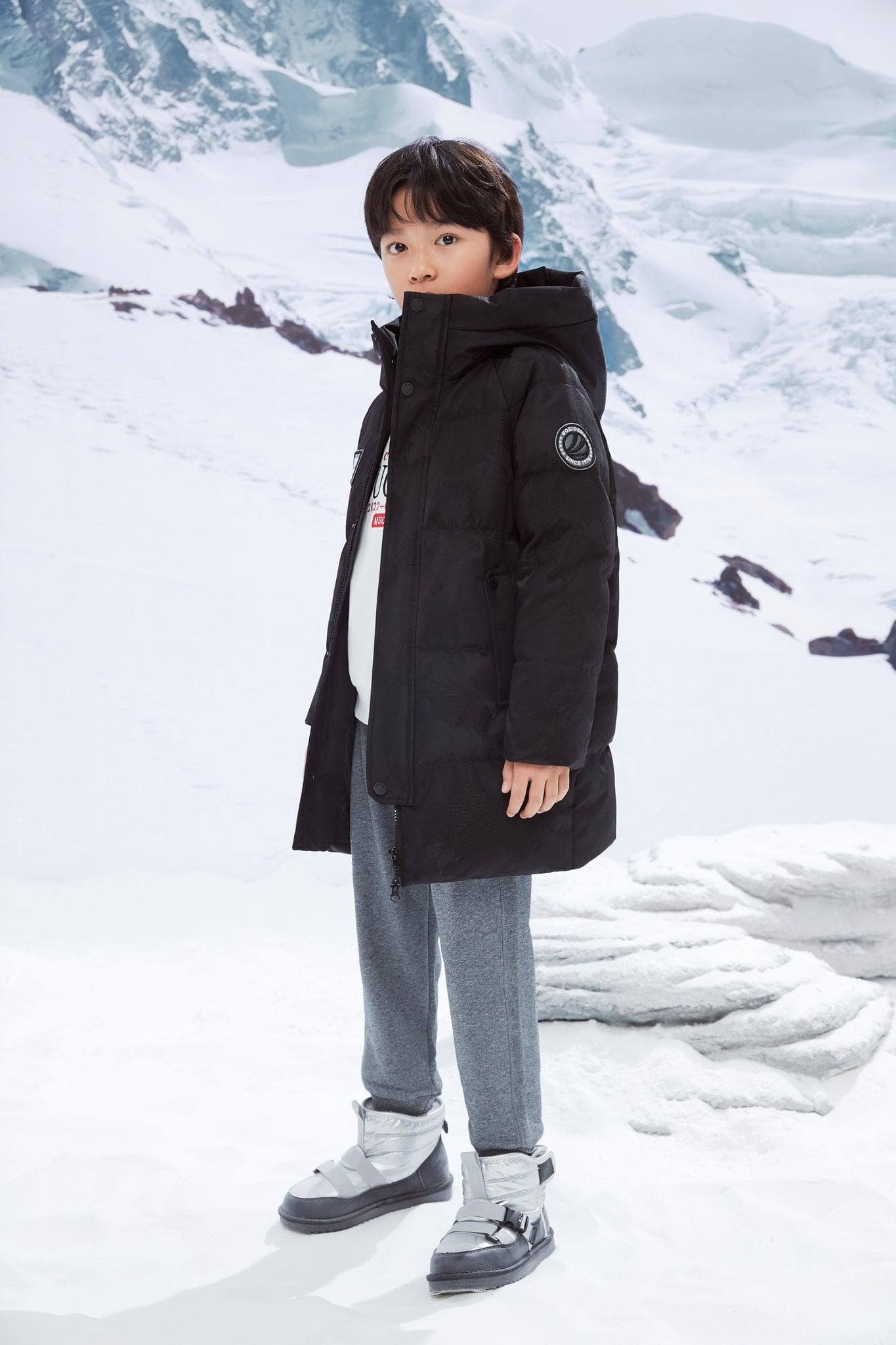 BOSIDENG 2022 Kids Down Parka Jacket