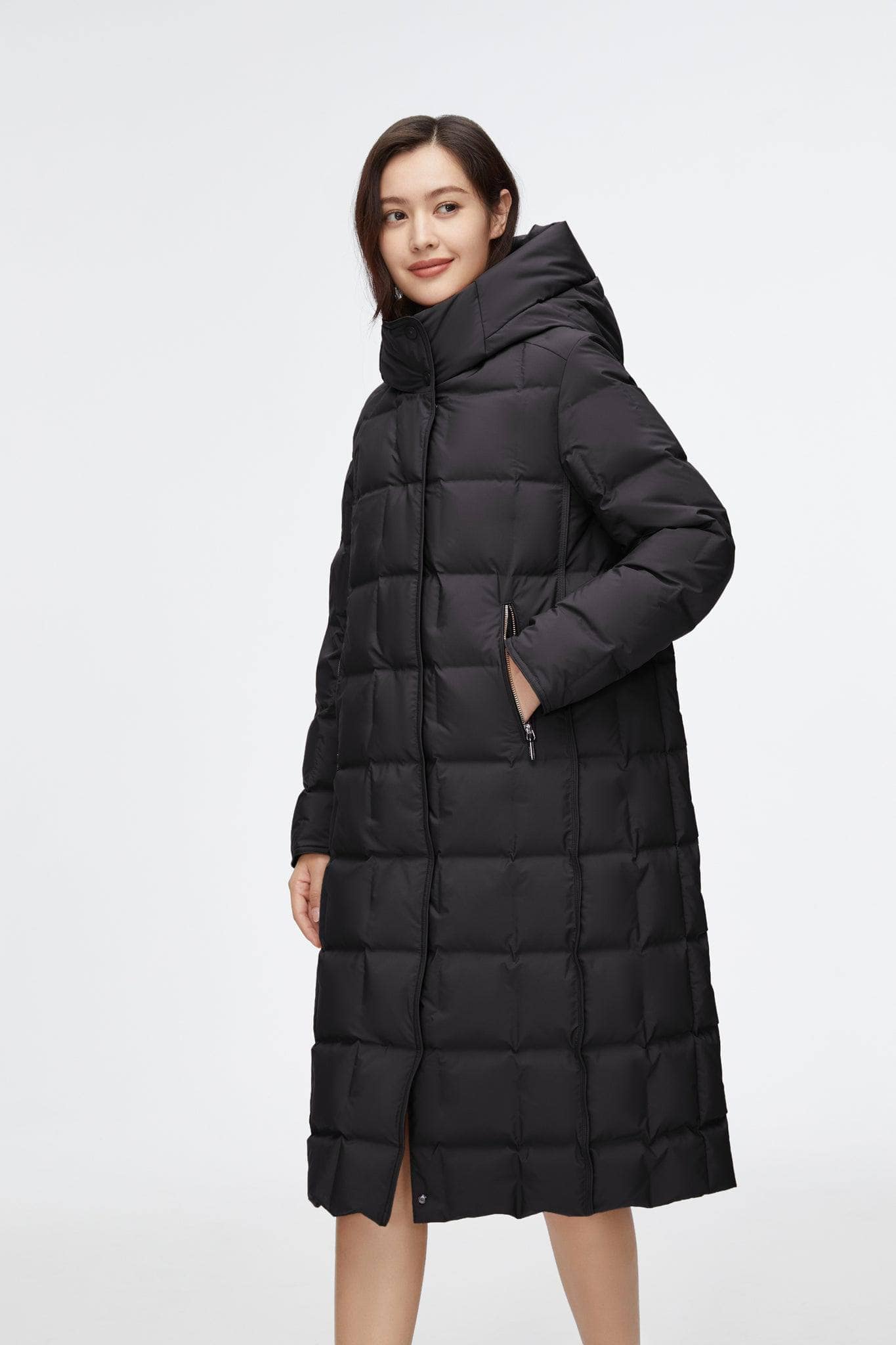 BOSIDENG 2022 Long Wrap Goose Down Coat Jacket