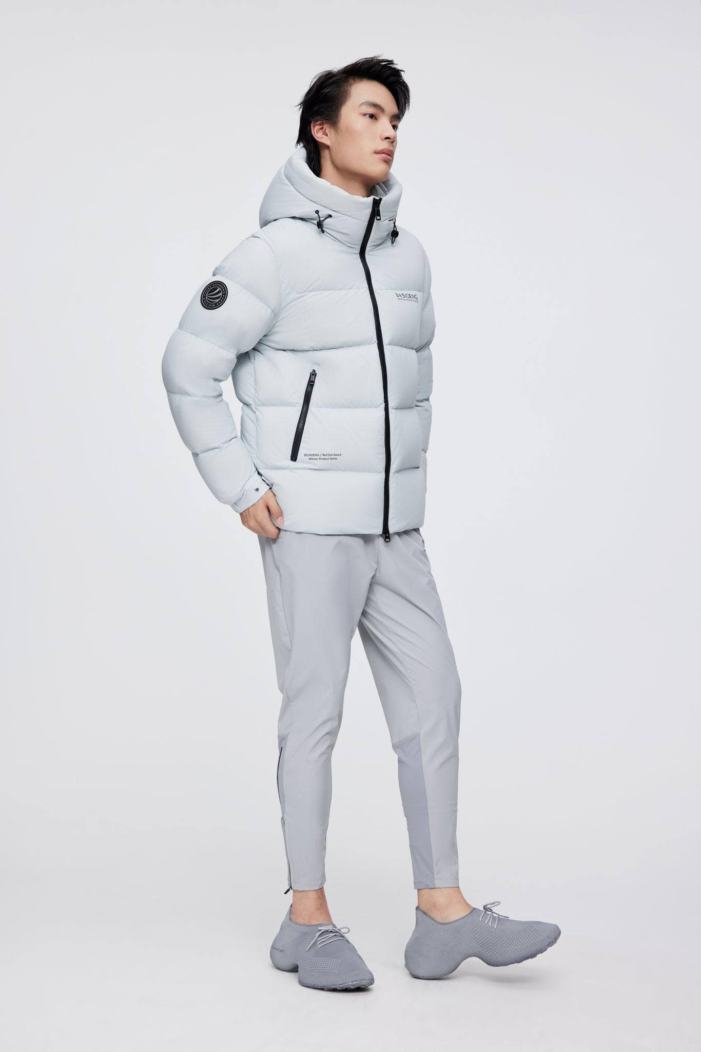 BOSIDENG 2022 Short Down Puffer With Hood Jacket