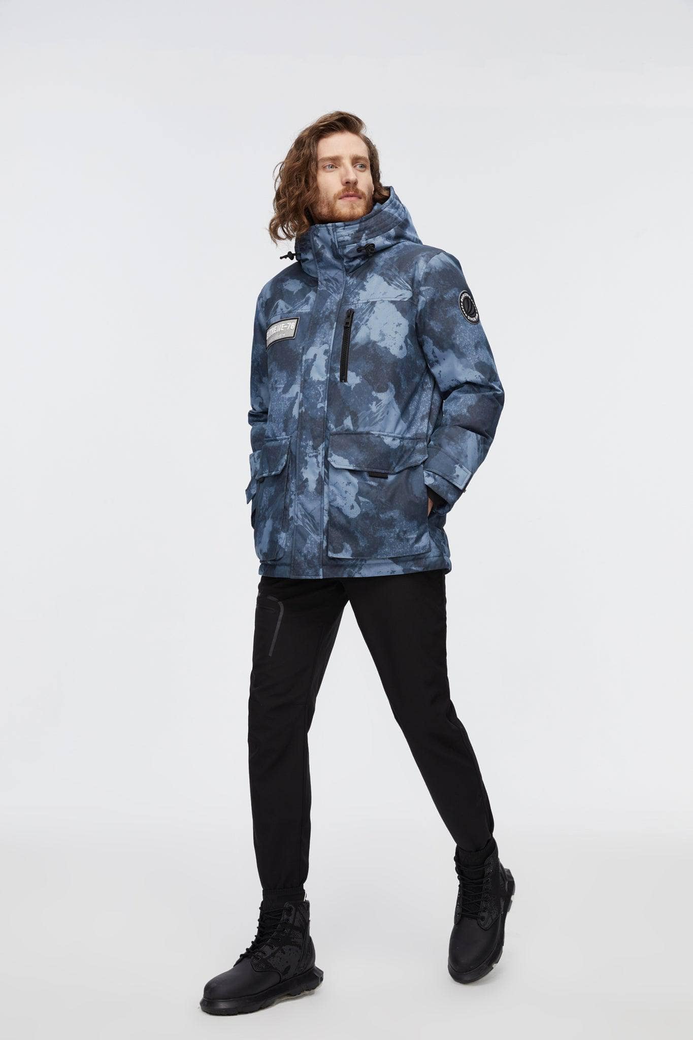 BOSIDENG 2022 Short Goose Down Jacket With Hood