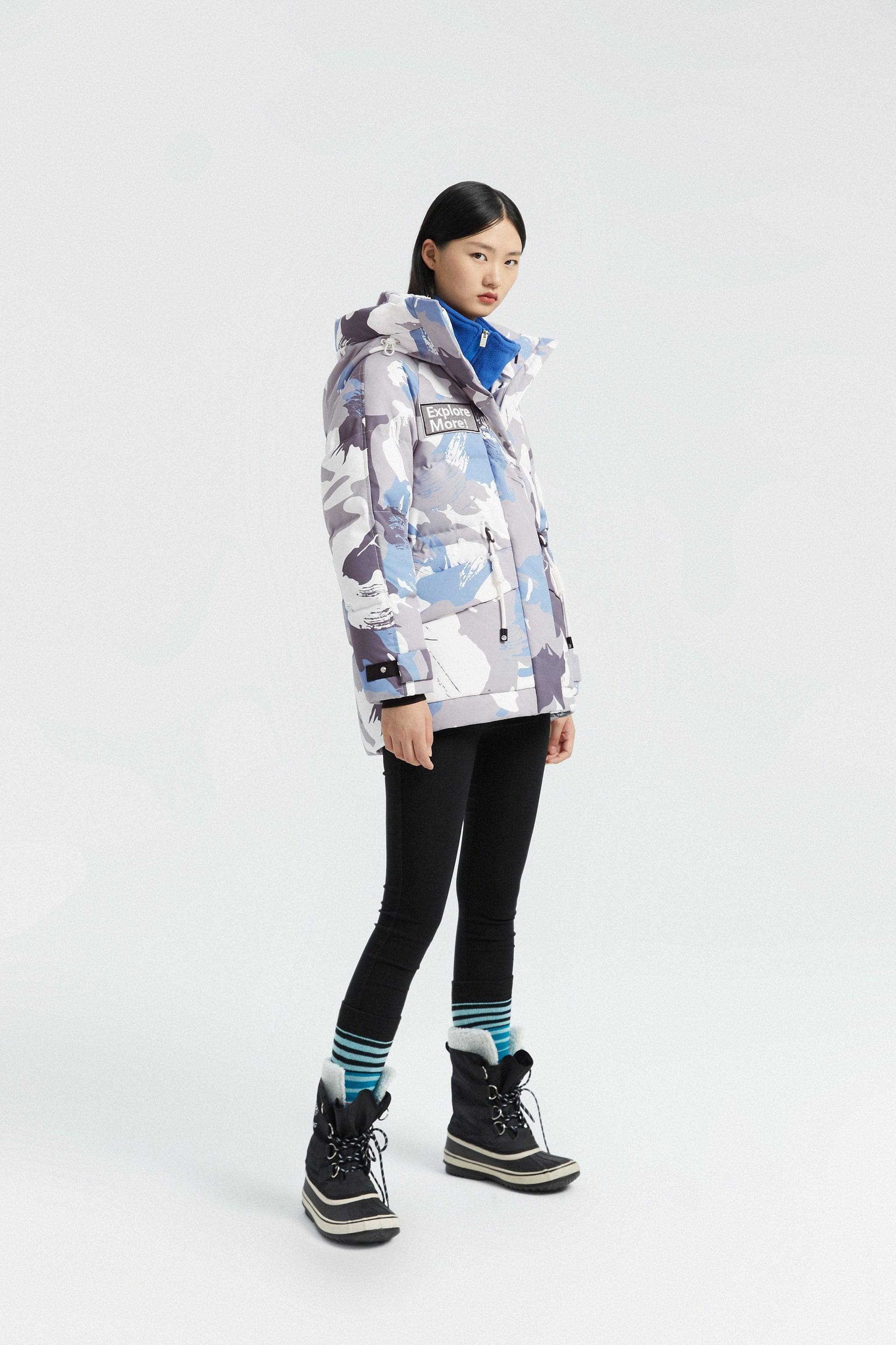 BOSIDENG Women's Hooded Parka Parka